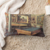 ザビリヤード室アットメニル・ヒューバート（エドガー・デガス） ランバークッション (ブランケット)