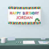 ザビリーオングキャタピラー誕生日バナー 横断幕 (トレードショー)