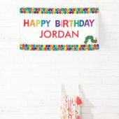 ザビリーオングキャタピラー誕生日バナー 横断幕 (インサイチュ)