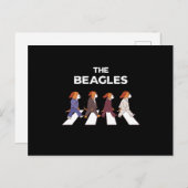 ザビーグル犬のオーナーは子犬ペットドッグギフトを育てる ポストカード (正面/裏面)