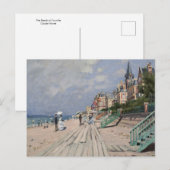 ザビーチアットトルヴィルバイクラウドモネポストカード ポストカード (正面/裏面)