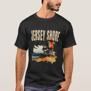ザビーチアットニュージャージーショアオーシャンフロントライフガード Tシャツ