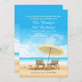 ザビーチアワース招待状 招待状 (正面/裏面)