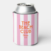 ザビーチクラブイビザピンクカバナストライプー 缶クーラー (缶裏面)