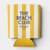 ザビーチクラブソレントイエローカバナストライプー 缶クーラー (裏面)