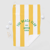 ザビーチクラブ – Jupiter Florida – カスタムデザイン ゴルフタオル (インサイチュ)