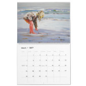 ザビーチサーフサンドサン カレンダー (3月 2027)