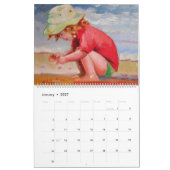 ザビーチサーフサンドサン カレンダー (1月 2027)