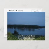 ザビーチハウスレイクスコット州パーク ポストカード (正面/裏面)