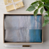 ザビーチブルーホワイト熱帯海波沿岸 薄葉紙 (ギフト)