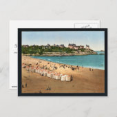 ザビーチ，ディナード，フランスヴィンテージフォトクロム ポストカード (正面/裏面)