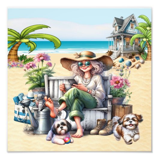 ザビーチ – マイハッピープレイス フォトプリント            (正面)