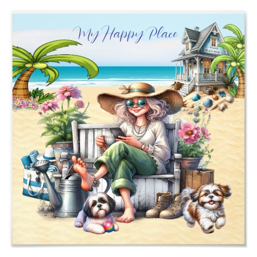 ザビーチ – マイハッピープレイス フォトプリント            (正面)