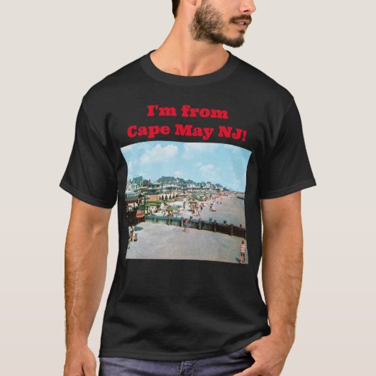 ザビーチ、メイ岬NJ、ヴィンテージ Tシャツ (正面)