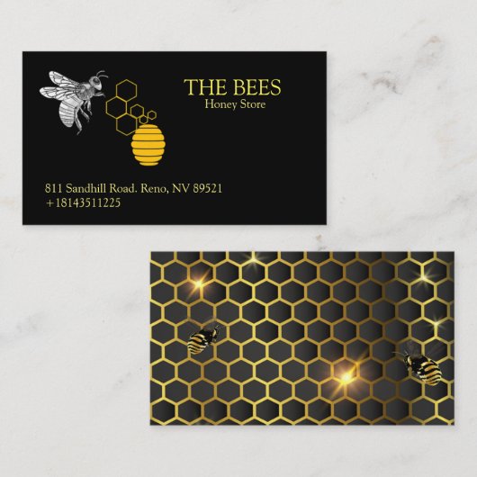 ザビーツ 名刺 (正面/裏面)