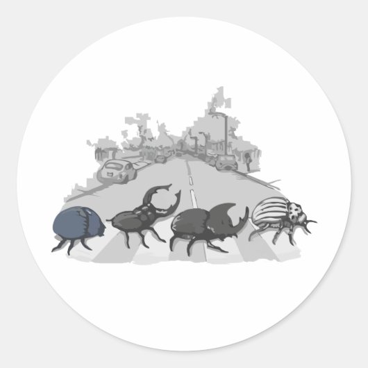 ザビートルズ ラウンドシール (正面)