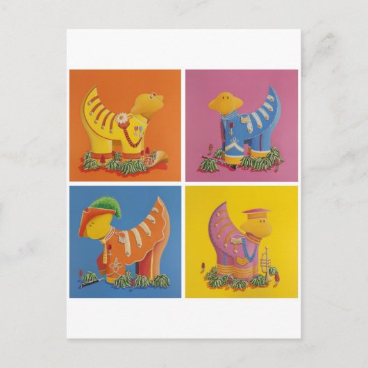 ザビートルズSgt Pepper ポストカード (正面)