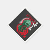 ザビールズ・モンスター スタンダードカクテルナプキン (角)