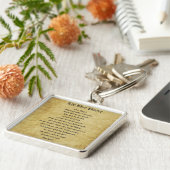 ザビール祈りの言葉 キーホルダー (側面)