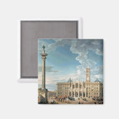 ザピアッツァサンタマリアマッジョーレ， 1752 マグネット (正面/裏面)