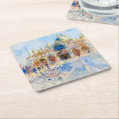 ザピアッツァサンマルコルノアール スクエアペーパーコースター (アングル)