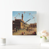 ザピアッツァデラシニョーリアインフローレンス スクエア壁時計 (ホーム)