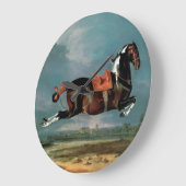 ザピエボルトウマ「セヒーロ育て」 ラージ壁時計 (傾斜)