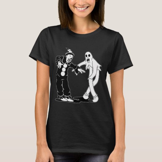 ザピエロ及び幽霊踊り Tシャツ (正面)