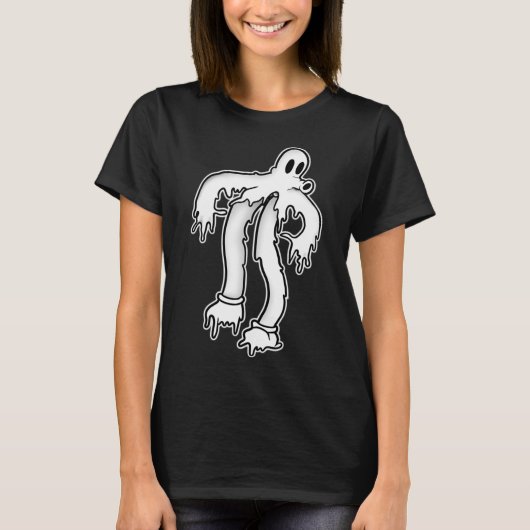 ザピエロ幽霊ゴシック溶融 Tシャツ (正面)