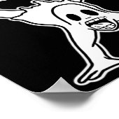 ザピエロ幽霊ラッキーサイコロハンドスタンドゴシックカルト ポスター (角)