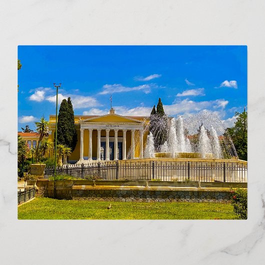 ザピオホール 箔シーズンポストカード (正面)