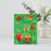 ザピクニクコンテンポラリーアートアクリル絵画ズ ポストカード (スタンド正面)