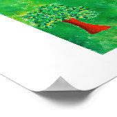 ザピクニックアコンテンポラリークリル絵画ズプリント ポスター (角)