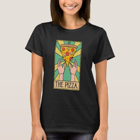 ザピザピザインスパイアタロットカード Tシャツ (正面)
