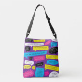 ザピジョン先生と司書トート クロスボディバッグ (裏面)