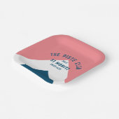 ザピステクラブピンクブルーカスタムウィンタースキー ペーパープレート (傾斜あり)