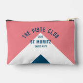 ザピステクラブピンクブルーピークカスタムウィンタースキー アクセサリーポーチ (裏面)