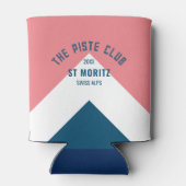 ザピステクラブピンクホワイトブルーピークウィンタースキー 缶クーラー (裏面)