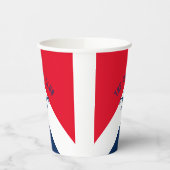 ザピステクラブレッドネイビーカスタムウィンタースキーパーティー 紙コップ (左)