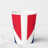 ザピステクラブレッドネイビーカスタムウィンタースキーパーティー 紙コップ (右)