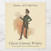 ザピックウィック紙のアルフレッド・ジングル ワインラベル (シングルラベル)