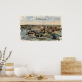 ザピッツバーグポイント1931キャンバスプリント ポスター (キッチン)