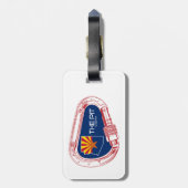 ザピットフラッグスタッフアリゾナ登山カラビナー ラゲッジタグ (裏面縦)