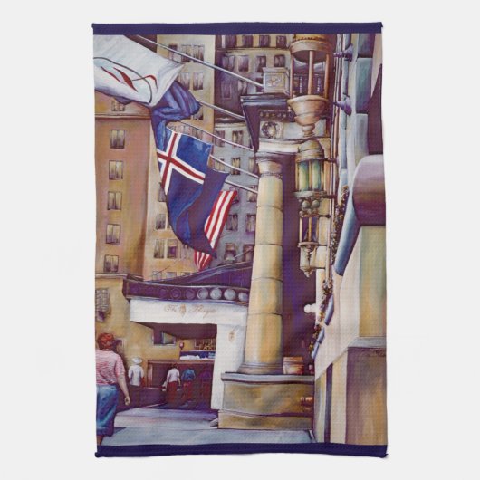 ザピラーズオブザプラザ キッチンタオル (縦)