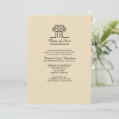 ザピラー(タン)招待状 招待状 (スタンド正面)