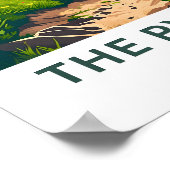 ザピレネエスヨーロッパトラベルプリント ポスター (角)