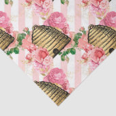 ザピンクと金ゴールドビー系デザイン15ティッシュペーパー 薄葉紙 (詳細)