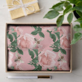 ザピンクと金ゴールドビー系デザイン16ティッシュペーパー 薄葉紙 (ギフト)