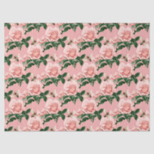 ザピンクと金ゴールドビー系デザイン16ティッシュペーパー