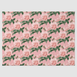 ザピンクと金ゴールドビー系デザイン16ティッシュペーパー 薄葉紙